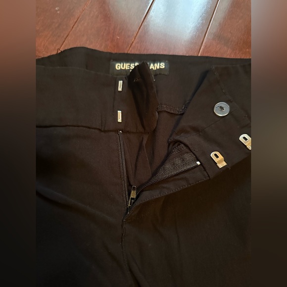 Guess stretch ankle crop pants zipper details size 30 - Picture 5 of 7